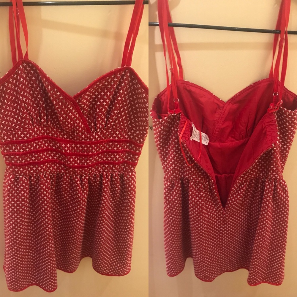 Red vintage dress